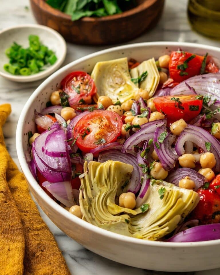 Tuscan Artichoke Tomato Salad Recipe