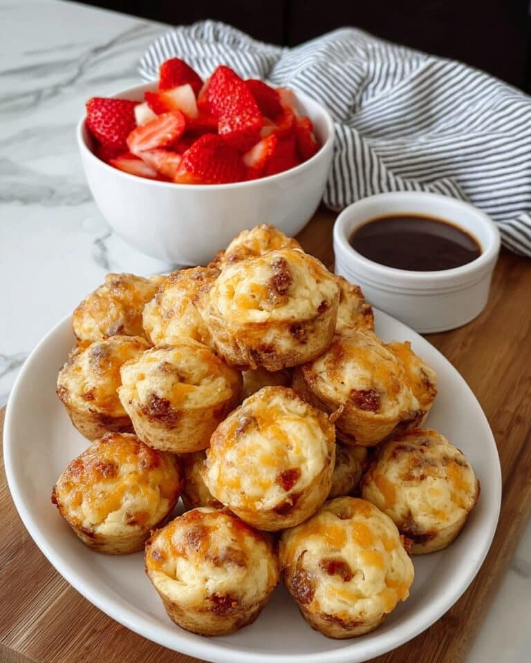 Mini Loaded Breakfast Pancake Bites Recipe
