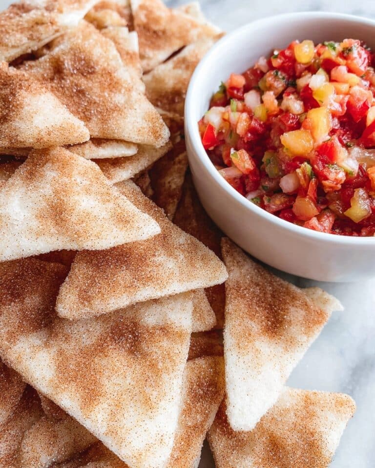 Baked Cinnamon Sugar Tortilla Chips Recipe