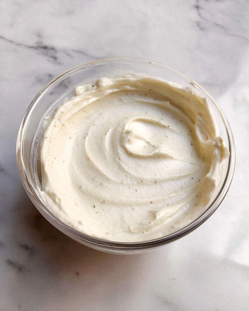 Vanilla Whipped White Chocolate Ganache Frosting Recipe