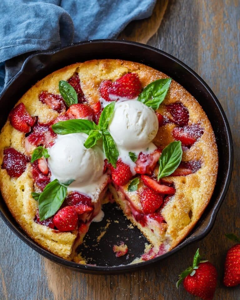 Strawberry Cobbler with Balsamic and Maple Essence Recipe
