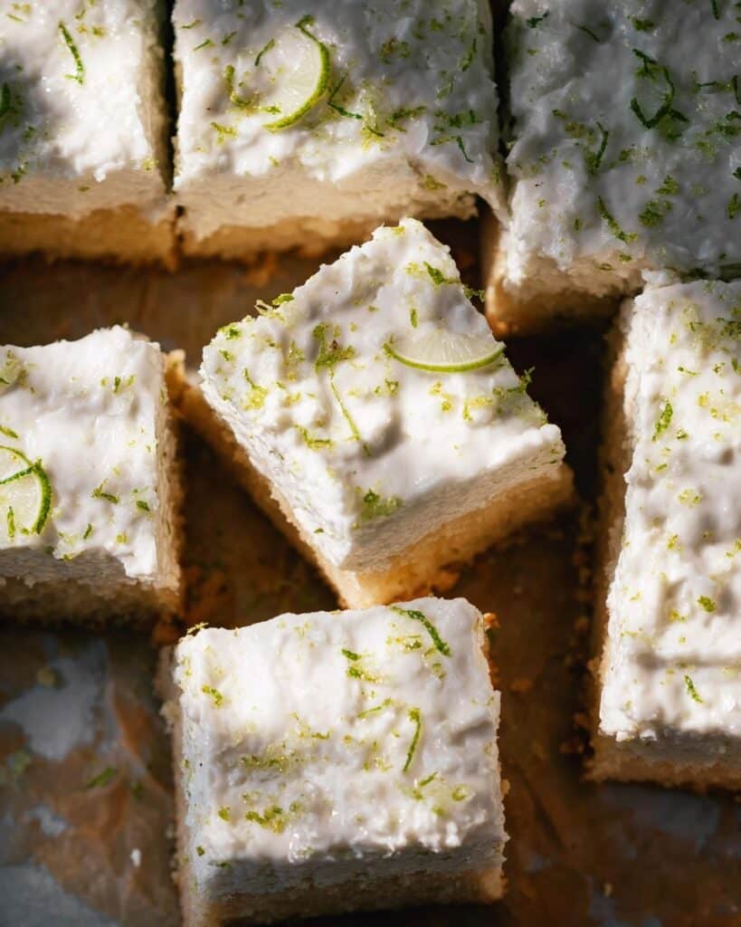 Coconut Soaked Lime Cake Recipe