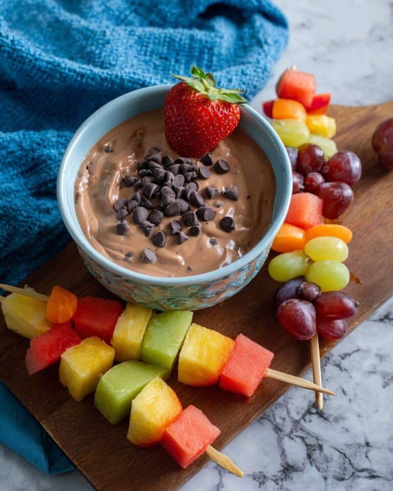 Healthy Chocolate Fruit Dip Recipe