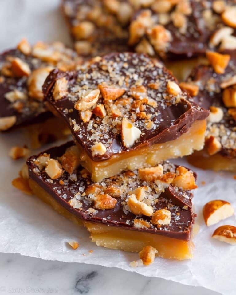 Salted Dark Chocolate Almond Toffee Recipe
