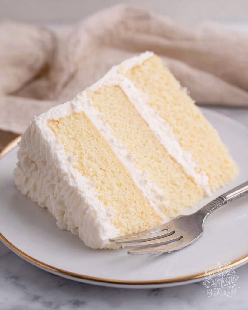 White Velvet Buttermilk Cake Recipe