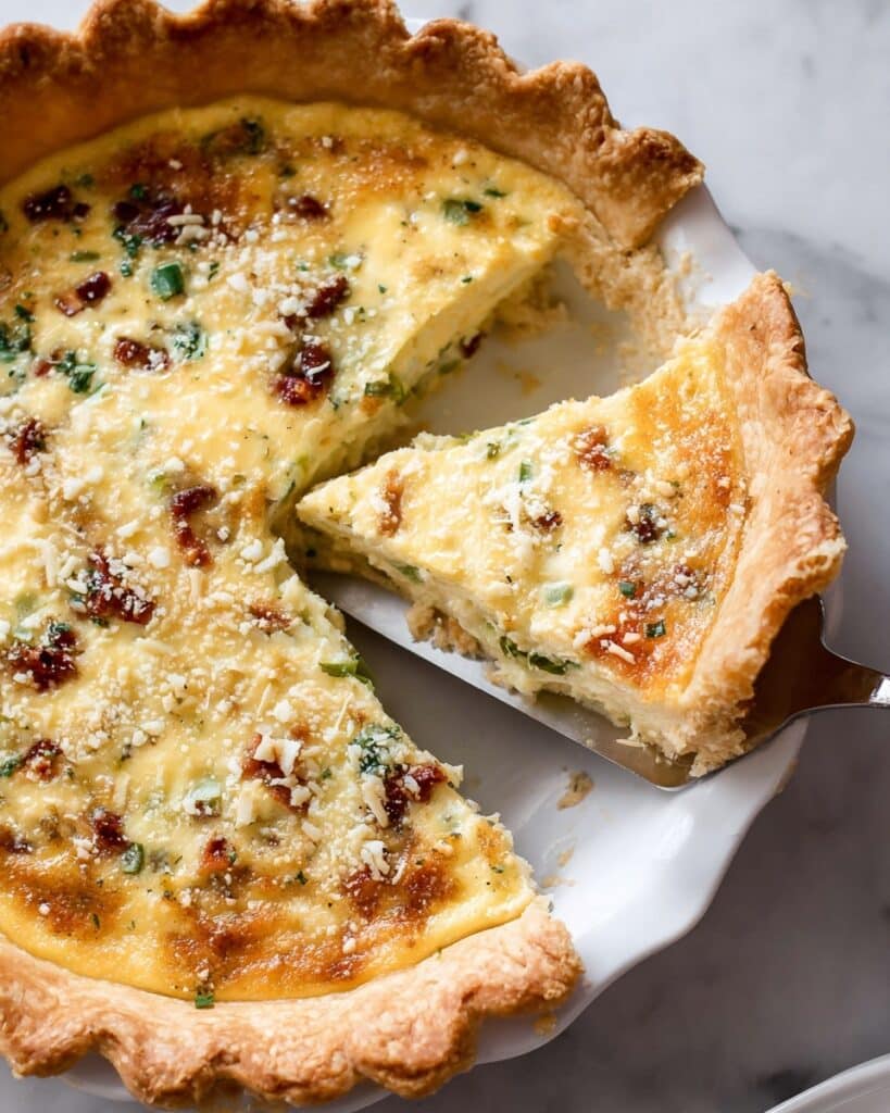 Classic Cheese and Vegetable Quiche Recipe