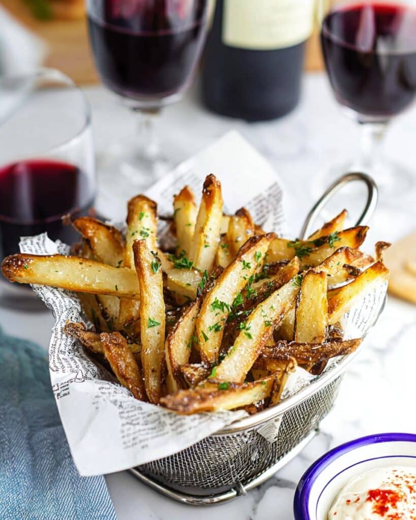 Crispy Baked Parmesan Truffle Fries Recipe