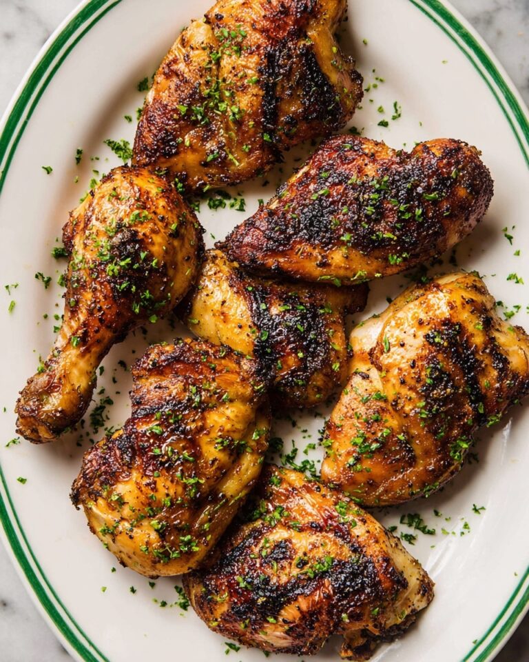 Grilled Chicken Drumsticks with Spicy Garlic Rub Recipe