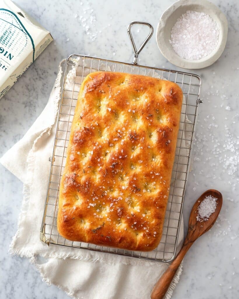 Small Batch Mini Focaccia in a Loaf Pan Recipe