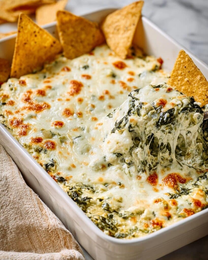 Cottage Cheese Spinach Artichoke Dip Recipe