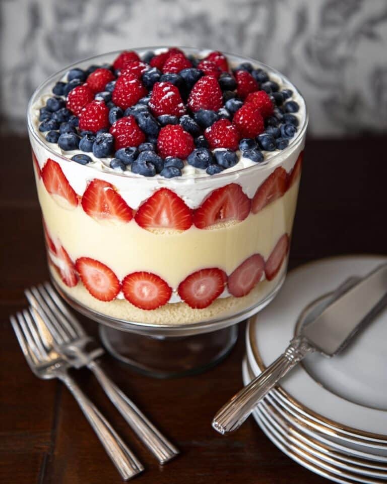 Red, White, & Blue Layer Cake: A Patriotic Festive Dessert Recipe