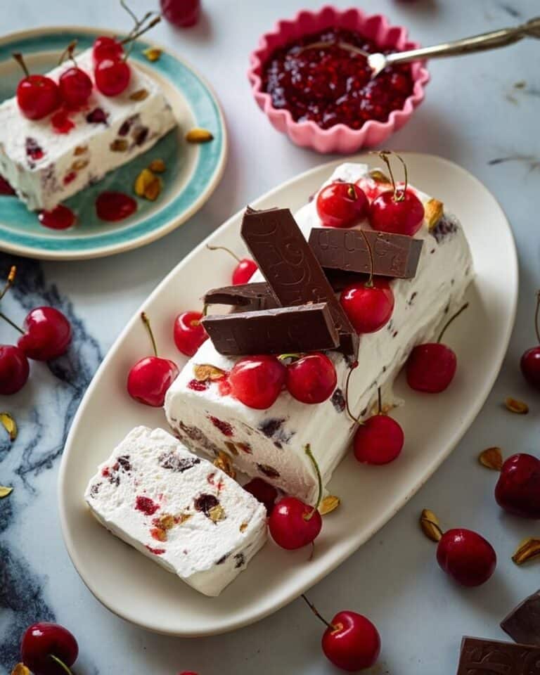 Cherry and Chocolate Semifreddo Recipe
