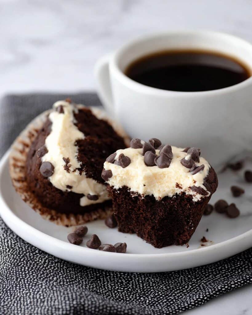 Keto Chocolate Cream Cheese Muffins Recipe