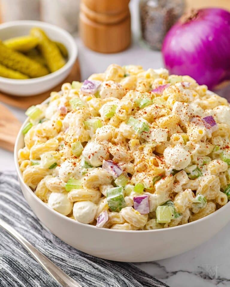 Deviled Egg Macaroni Salad Recipe