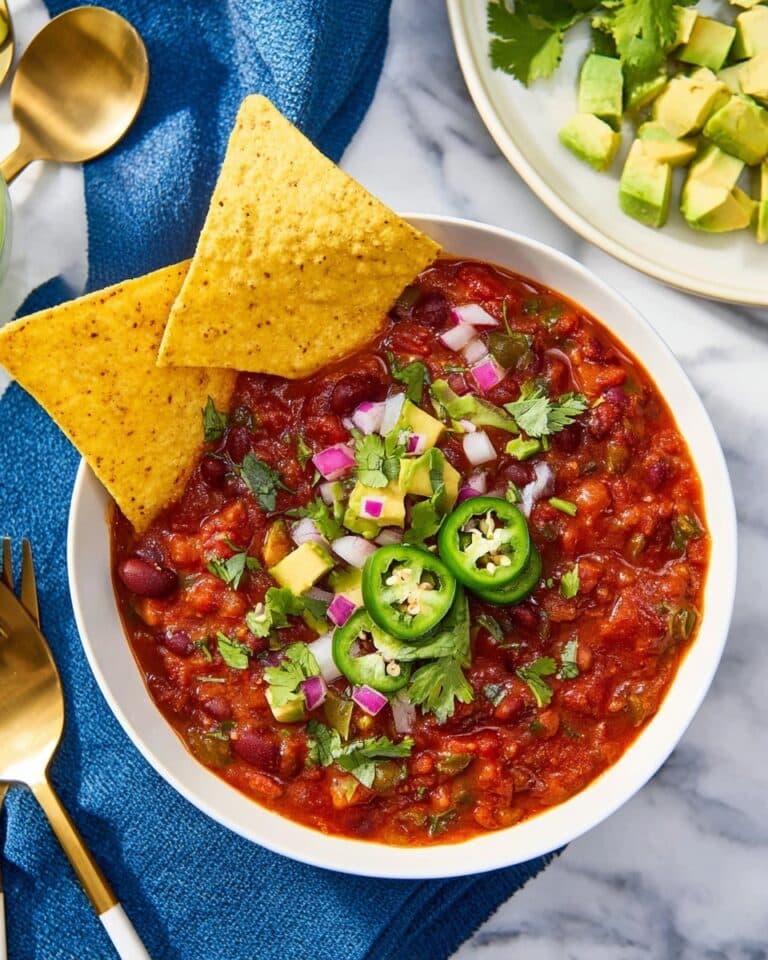 Vegan Red Lentil Chili (Instant Pot or Stovetop) Recipe
