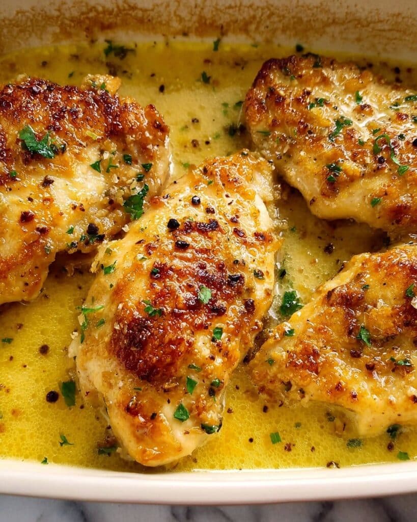 Melt-in-Your-Mouth Parmesan Garlic Chicken Recipe
