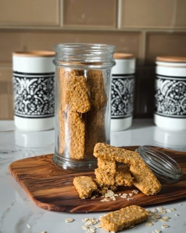 Homemade Oatmeal Cheese Dog Biscuits Recipe