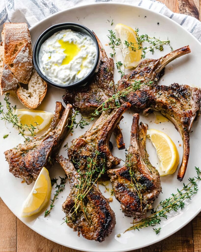 Greek Lamb Chops-Paidakia Recipe