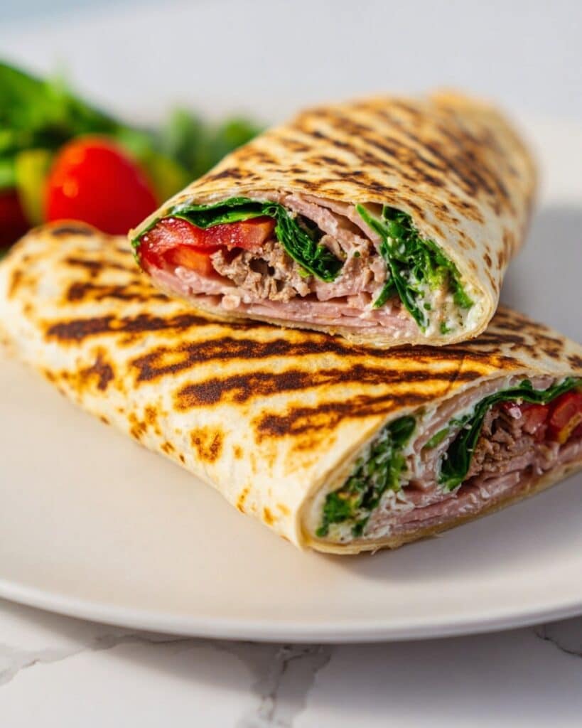 Cottage Cheese Flatbread Wrap Recipe