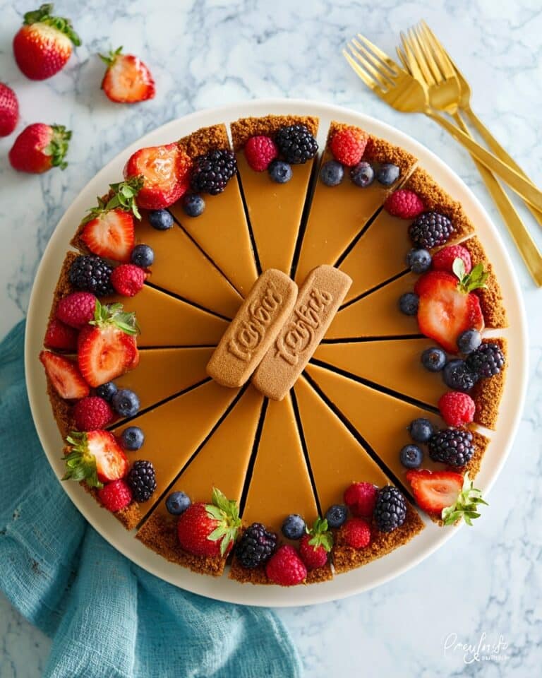 No-Bake Lotus Biscoff Cheesecake Recipe