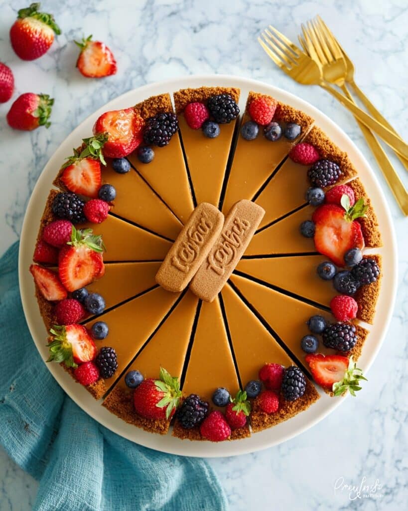 No-Bake Lotus Biscoff Cheesecake Recipe