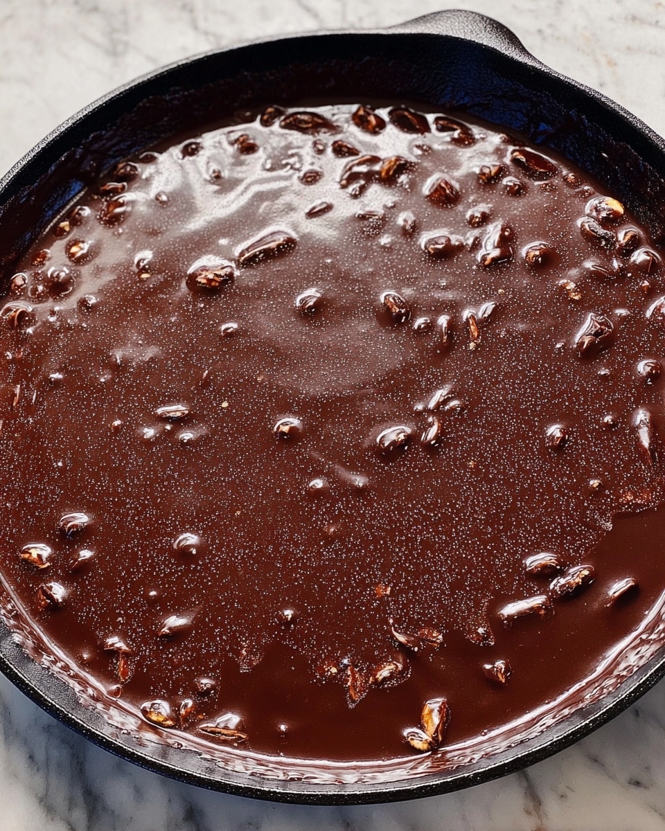 A single square layer dessert sits in the middle of a white plate, showing three distinct layers from bottom to top: a light tan cookie dough base with chocolate chips, a dense and fudgy dark chocolate middle, and a thinner cracked cocoa brown top crust. The dessert is topped with a green mint leaf adding a touch of freshness. Surrounding the dessert are fresh bright red strawberries, vibrant red raspberries, and shiny deep purple-black blackberries scattered on the plate. In the background, a white bowl filled to the top with similar strawberries, raspberries, and blackberries sits on a soft burgundy cloth over a white marbled surface. photo taken with an iphone --ar 4:5 --v 7