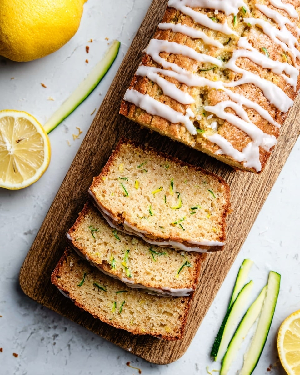 Lemon Zucchini Bread with Lemon Glaze Recipe - Recipe Image