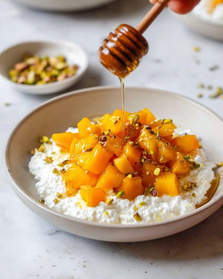 Peach Pie Cottage Cheese Bowls Recipe