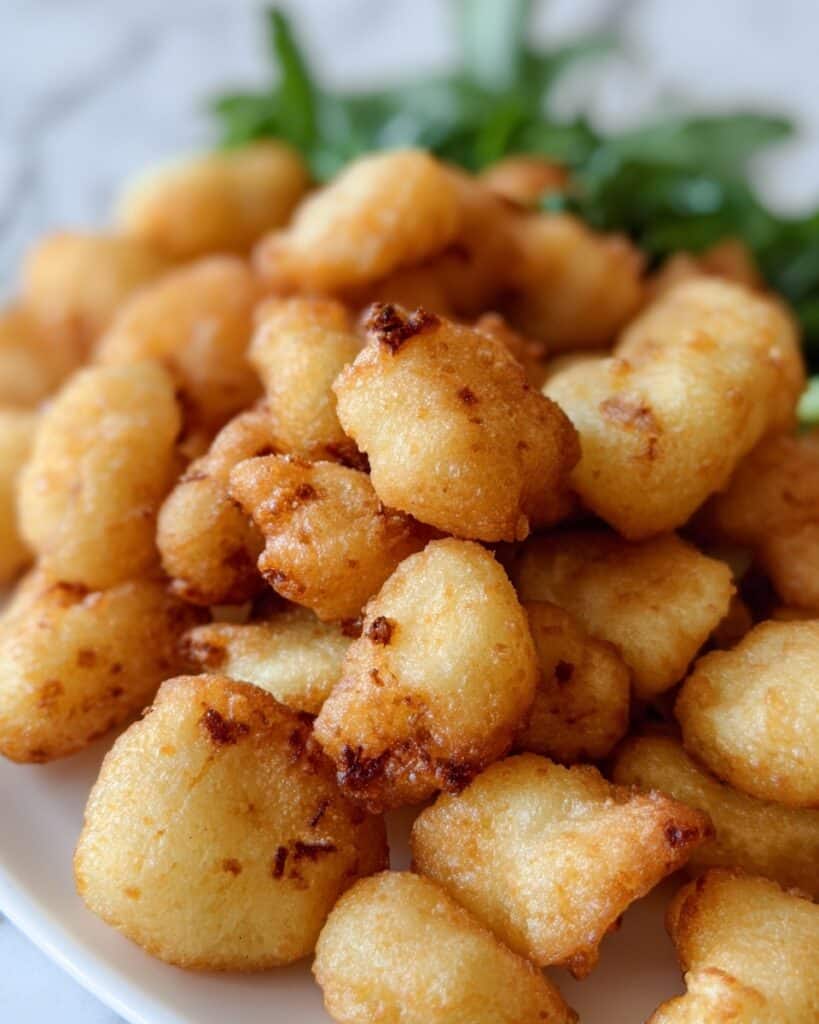 Sourdough Fried Cheese Curds with Homemade Ranch Dipping Sauce Recipe