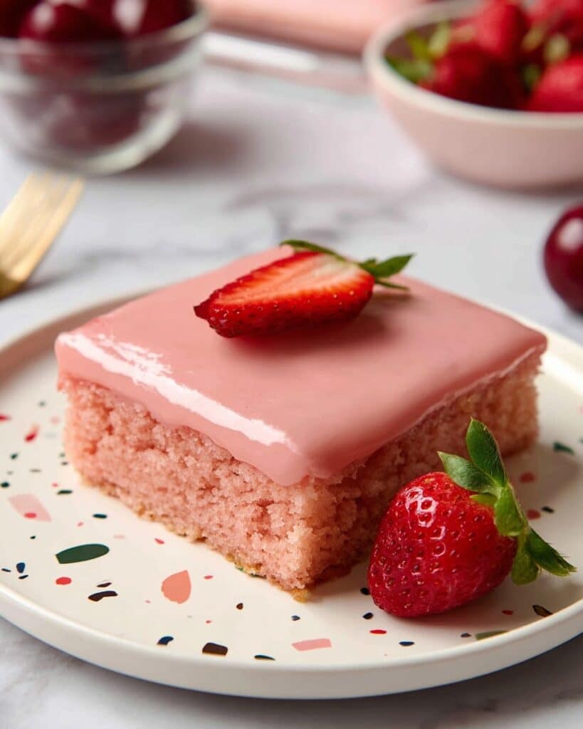 Strawberry Sheet Cake Recipe