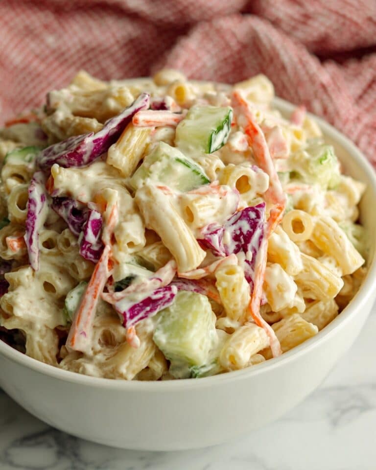 Coleslaw Pasta Salad Recipe