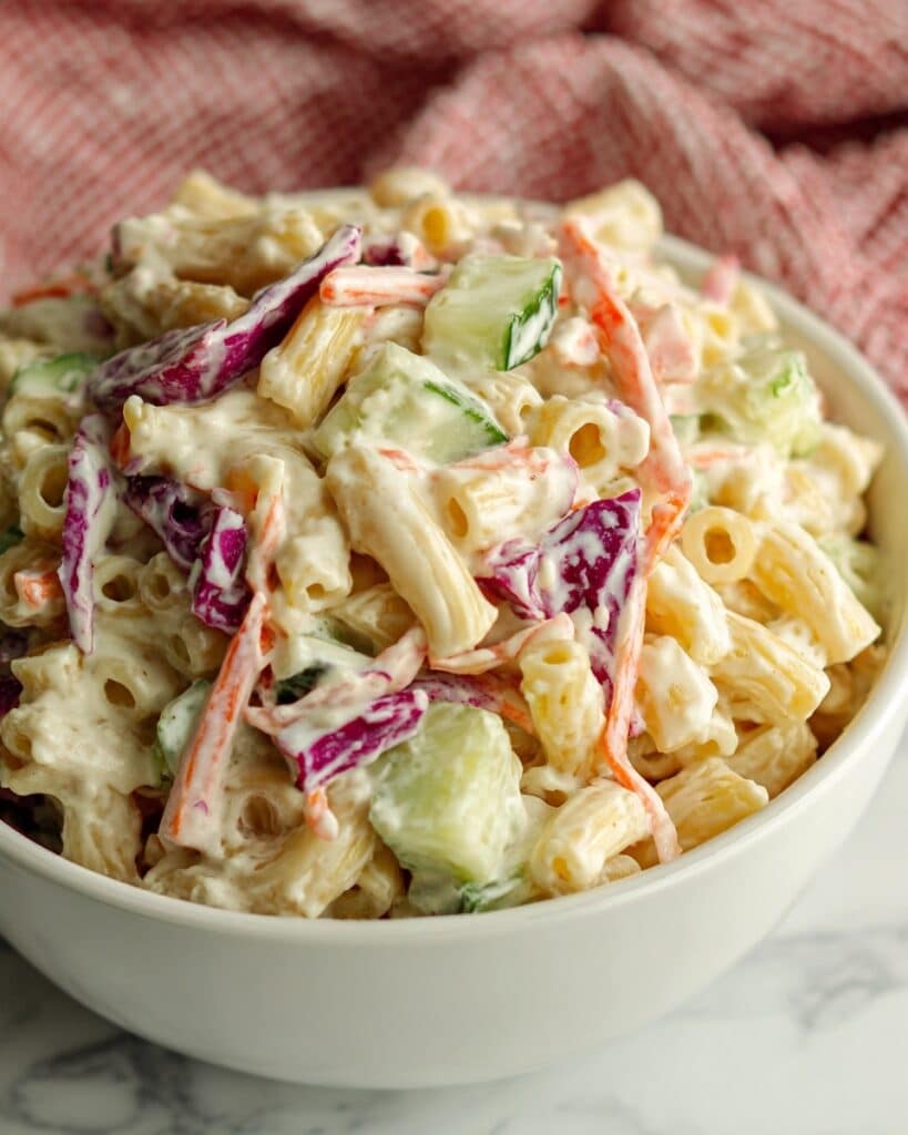 Coleslaw Pasta Salad Recipe