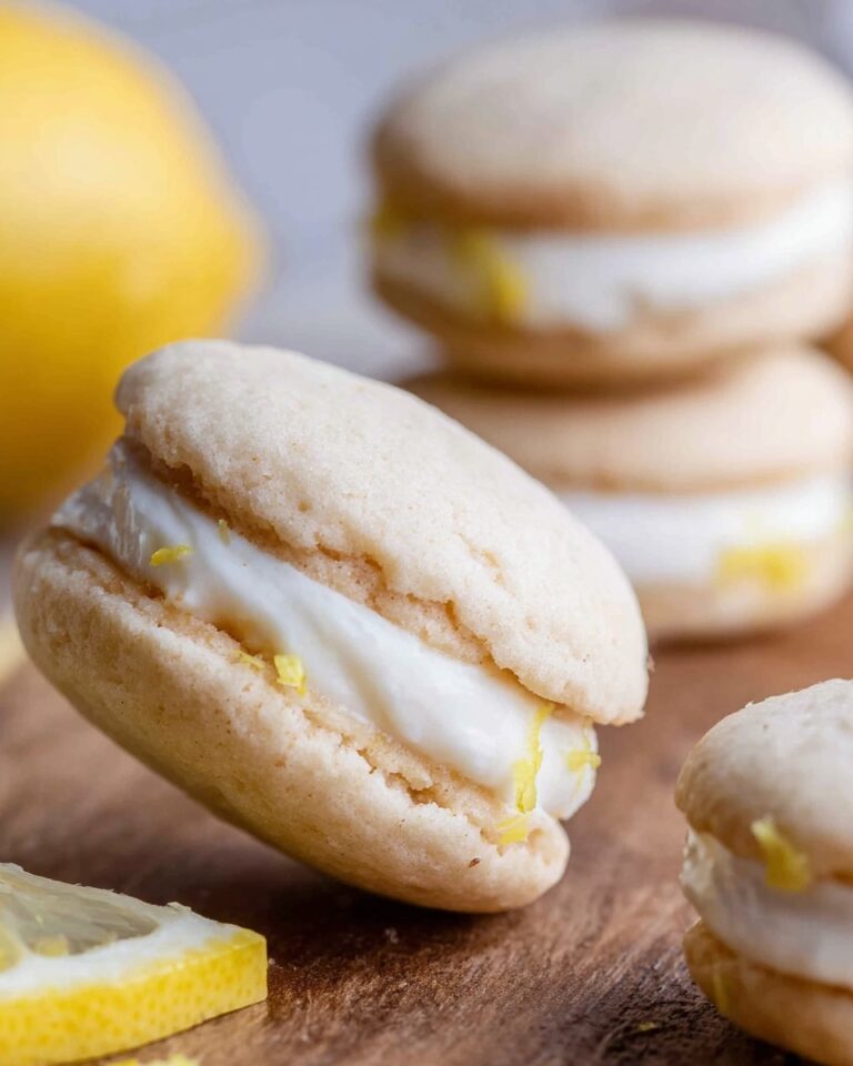 Lemon Whoopie Pies with Cream Cheese Frosting Recipe