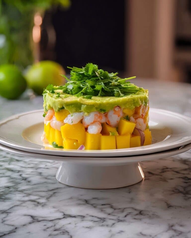 Shrimp & Mango Stack Recipe