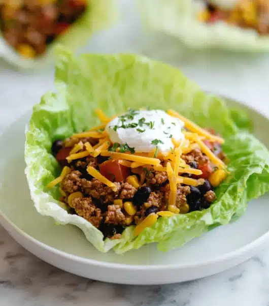 Taco Lettuce Wraps Recipe