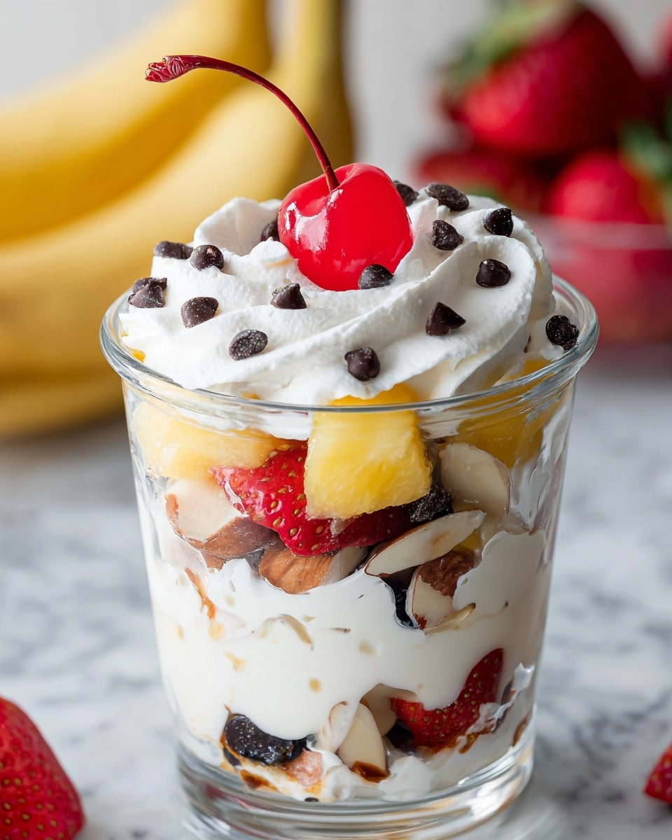 Banana Split Parfaits Recipe - Recipe Image