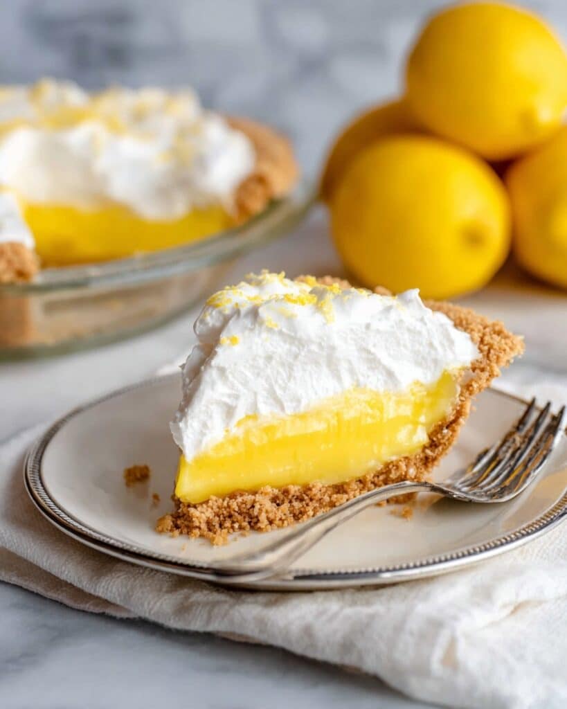 Easy Lemon Meringue Pie with Graham Cracker Crust Recipe