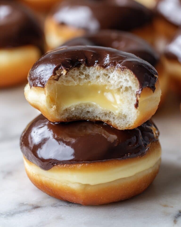 Sourdough Boston Cream Donuts Recipe