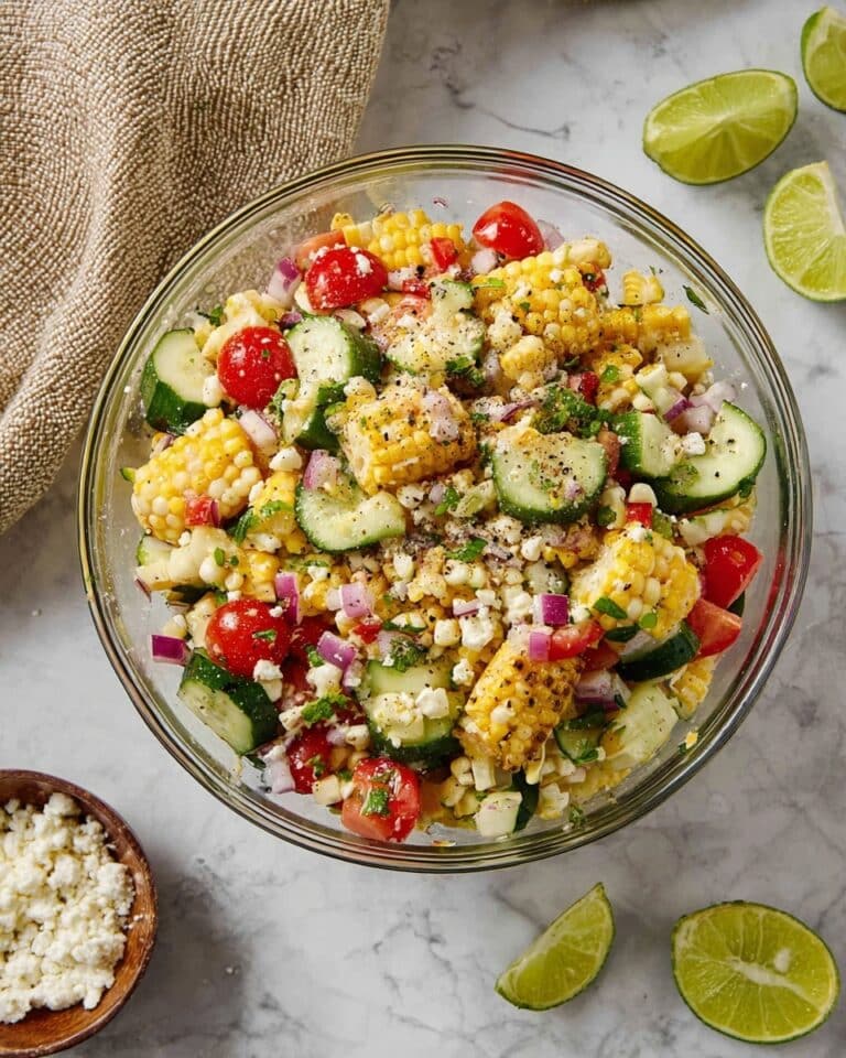 Fresh Corn Salad with Cotija and Lime Recipe