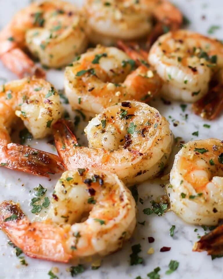 Garlic Herb Roasted Shrimp with Homemade Cocktail Sauce Recipe