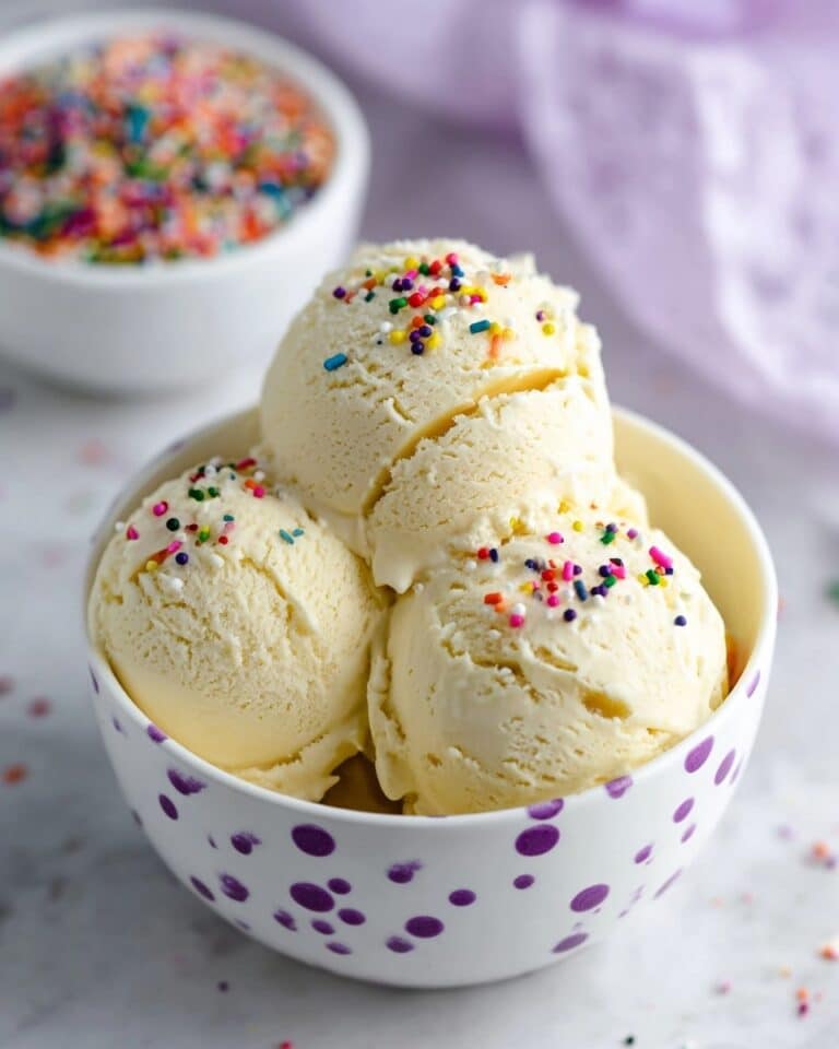 Homemade Vanilla Ice Cream Recipe