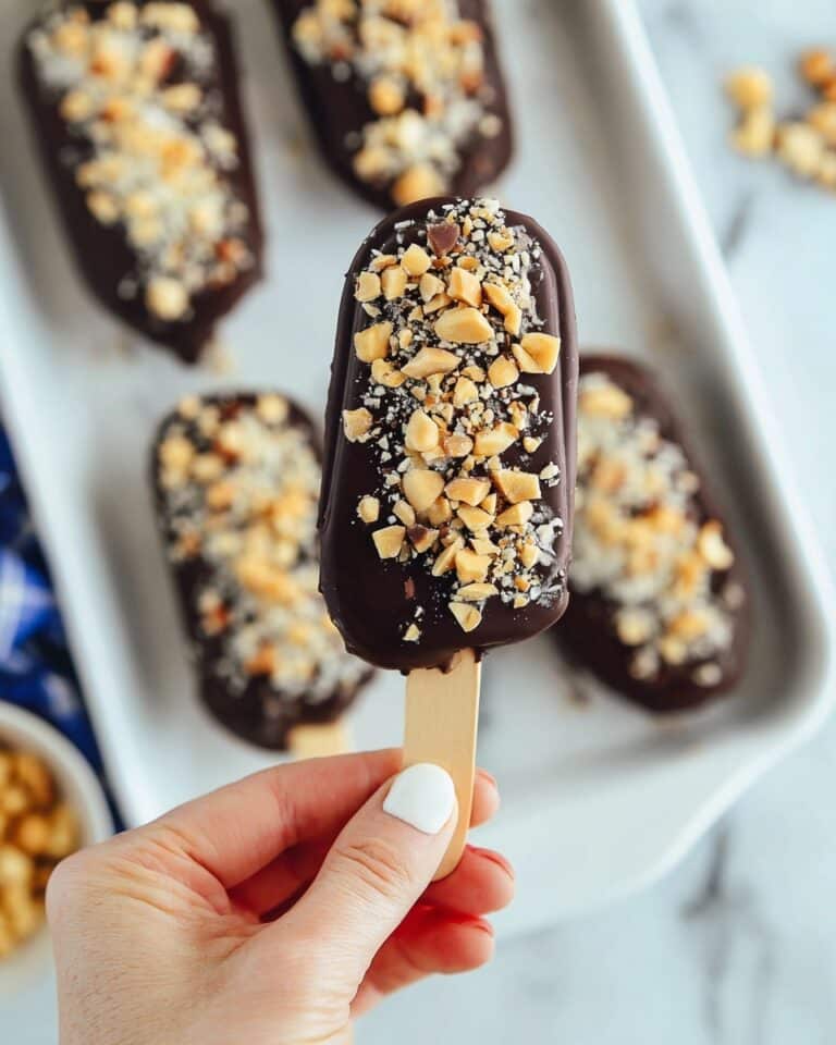 Chocolate Peanut Butter Frozen Yogurt Bars Recipe