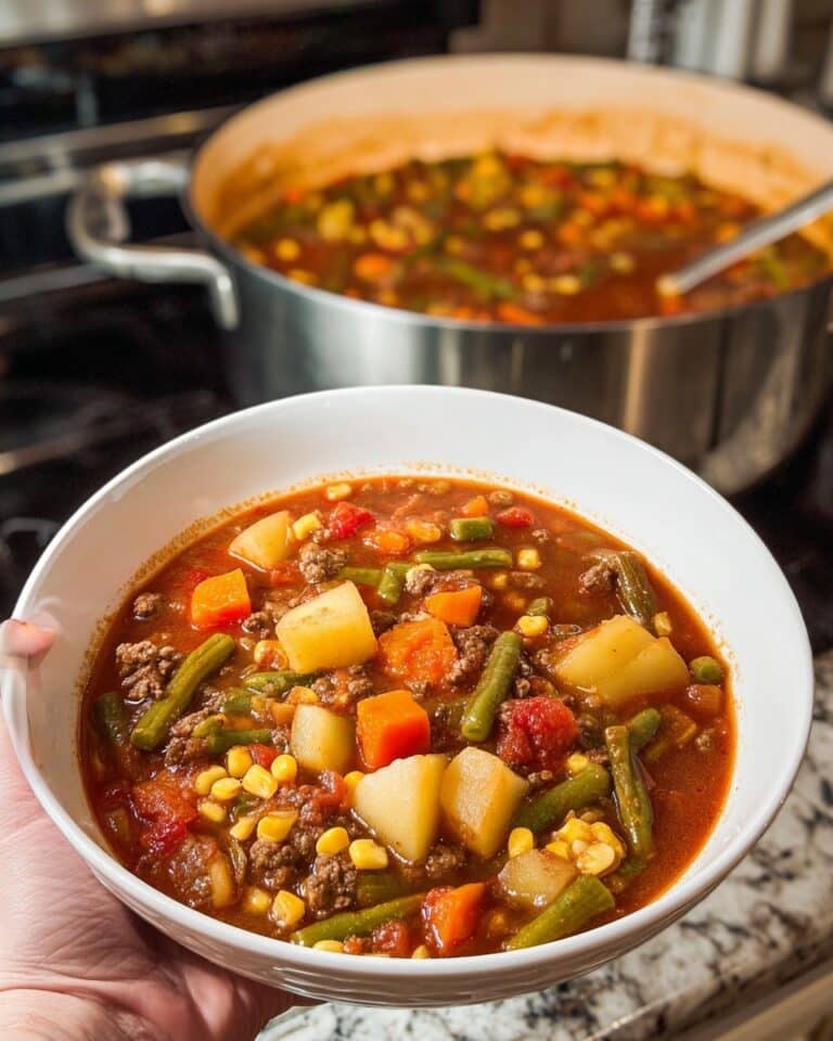 Old Fashioned Vegetable Beef Soup Recipe