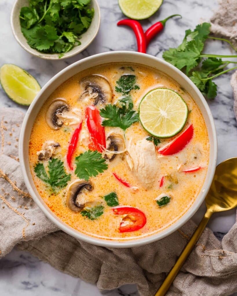 Tom Kha Gai (Thai Coconut Chicken Soup) Recipe