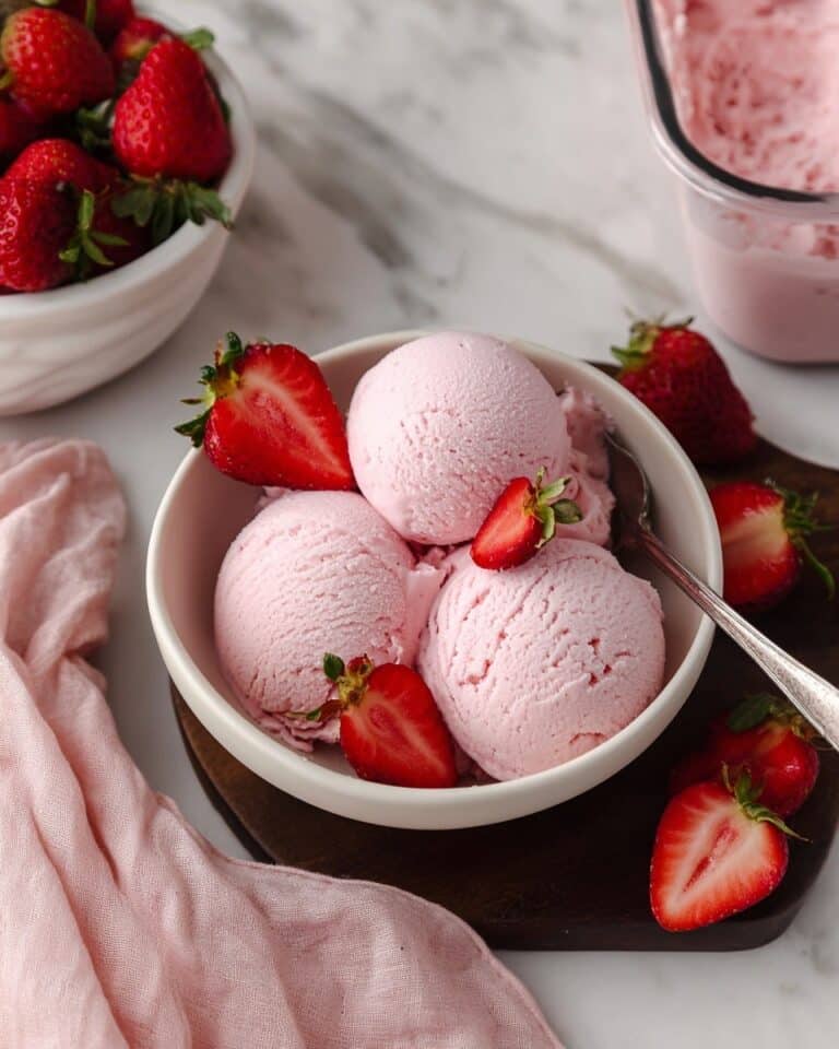 Vegan Strawberry Ice Cream Recipe