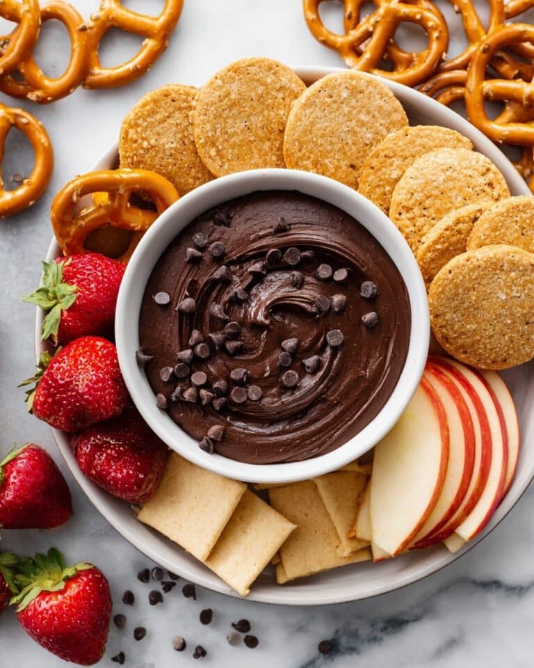 Chocolate Hummus Recipe (Brownie Batter Hummus) Recipe