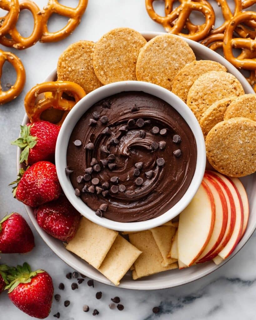 Chocolate Hummus Recipe (Brownie Batter Hummus) Recipe