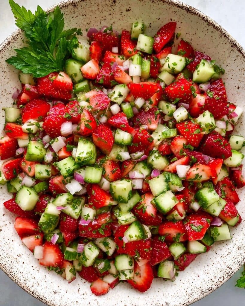 Strawberry Cucumber Salad Recipe