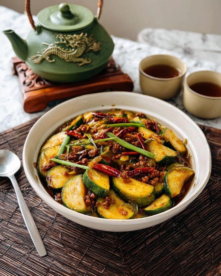 Zucchini with Garlic Sauce Recipe