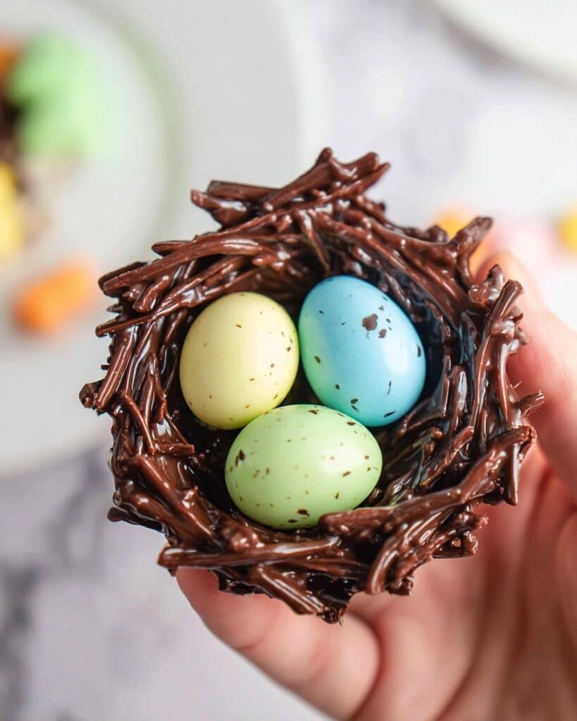 Chocolate Easter Nests Recipe
